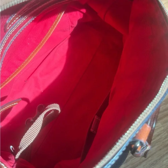 Dooney & Bourke Black and Brown Satchel - Picture 4 of 5